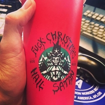 Now that I actually see one of these red cups they are kind of offensive