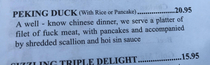 Now thats some daily special from my local Chinese Restaurant