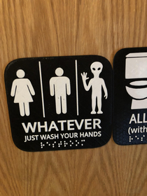 Now these Aliens want our bathrooms too Where does it end
