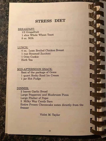 Now this is a diet I can get behind