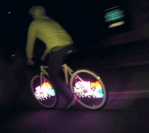Nyan Cat Bike Wheels