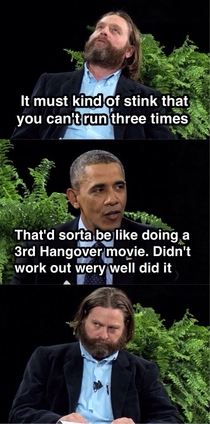 Obama Hangover  Zinger