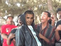 Obamas reaction when destroying the guy who heckled him