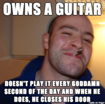 Of all the guitar players at college you only find a few like this