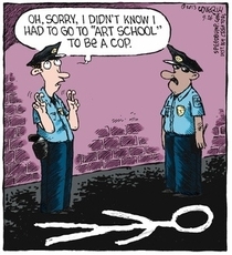 Officer Monet was ALWAYS teased at crime scenes
