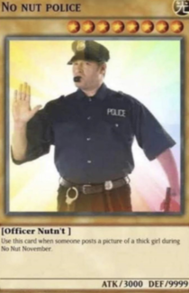 Officer Nutnt reporting for duty