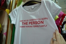 Oh Chinese t shirt truer words were never spoken