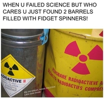 Oh look a barrel of fidget spinners