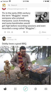 Oh reddit TIL Muggles get the munchies