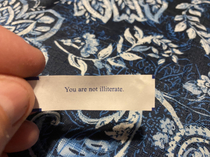 Oh well thats a relief Thanks fortune cookie