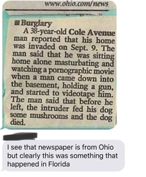 Ohio man is the new Florida man