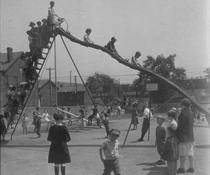 Ok guys the local elementary school called They need a new playground slide installed Should we go regular slide or precariously high and scary-as-fuck deathtrap Well I assume the kids want to have fun