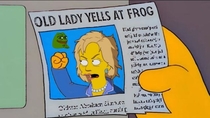 Old Lady Yells at Frog