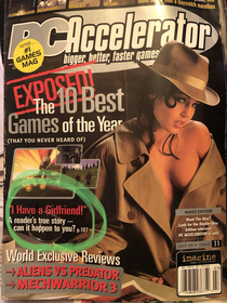 Old magazine from my husbands room at his parents house