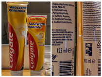 Old toothpaste VS the new Big size