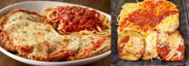 Olive Gardens eggplant parmigiana - not bad but ours had almost no breading