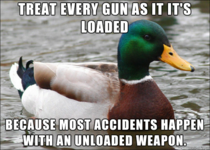 On gun related accidents