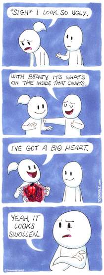 On the inside