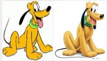 On the left is the best picture we had of Pluto before and on the right is the one we have today