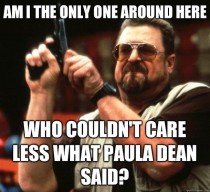 On the Paula Dean issue