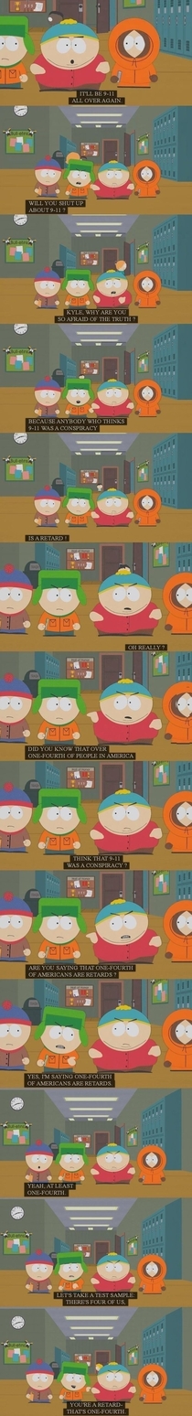 One-fourth of Murica according to South Park