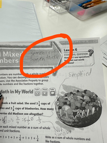 One of my students attempted to spell symmetrical