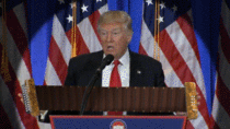 One of Trumps speeches with accordion in hand