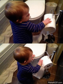 Only  good reason for a BACKWARDS TOILET ROLL