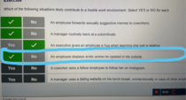 Only in the gaming industry do they ask this type of question in sexual harassment training