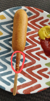 Only real ones know which part of the corn dog is best
