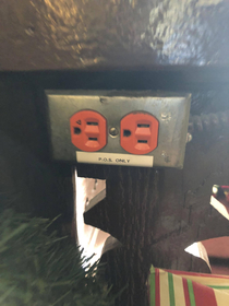 Only scumbags are allowed to use this outlet