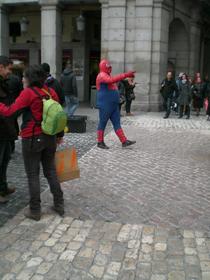 Only thing better than spiderman Fat spiderman