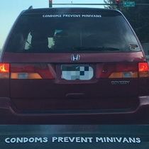 Only you can prevent minivans