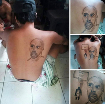 Ooof tattoo in honor of Kobe its the thought that counts