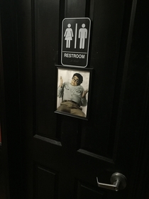 open-minded bathroom door in San Francisco