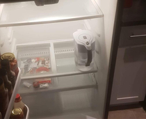 Opened my friends fridge