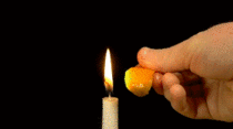 Orange peel flamethrower