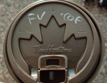 Ordered a half French Vanilla half coffee Who said Canadians are nice