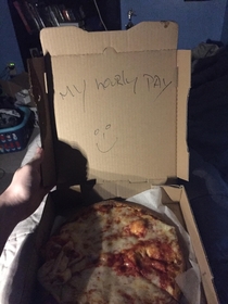 Ordered a pizza and asked for a joke and this is what I got