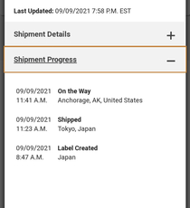 Ordered one Day Shipping from Japan They Mean Business