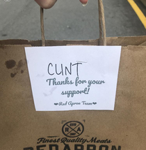 Ordered takeaway for Lynn- apparently they heard Clint or didnt like my tone
