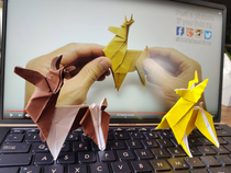 Origami me and my girlfriend tried to recreate