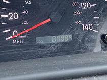 Our car hit an important milestone today