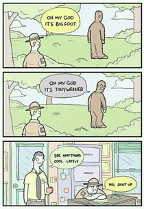 Our forest ranger friend is having a rough day