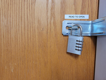 Our Library Broom Closet