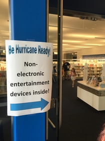 Our librarys hurricane prep