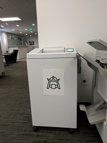 Our office just upgraded paper shredders to the Master Edition