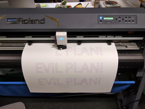 Our plotter is plotting something