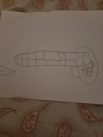 Our youngests th birthday a few days ago His favourite present was a nerf gun He loved it so much he drew a picture