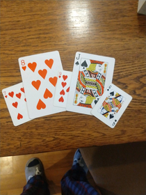 Out of five card decks we had to make one working deck Hope no one knows my cards